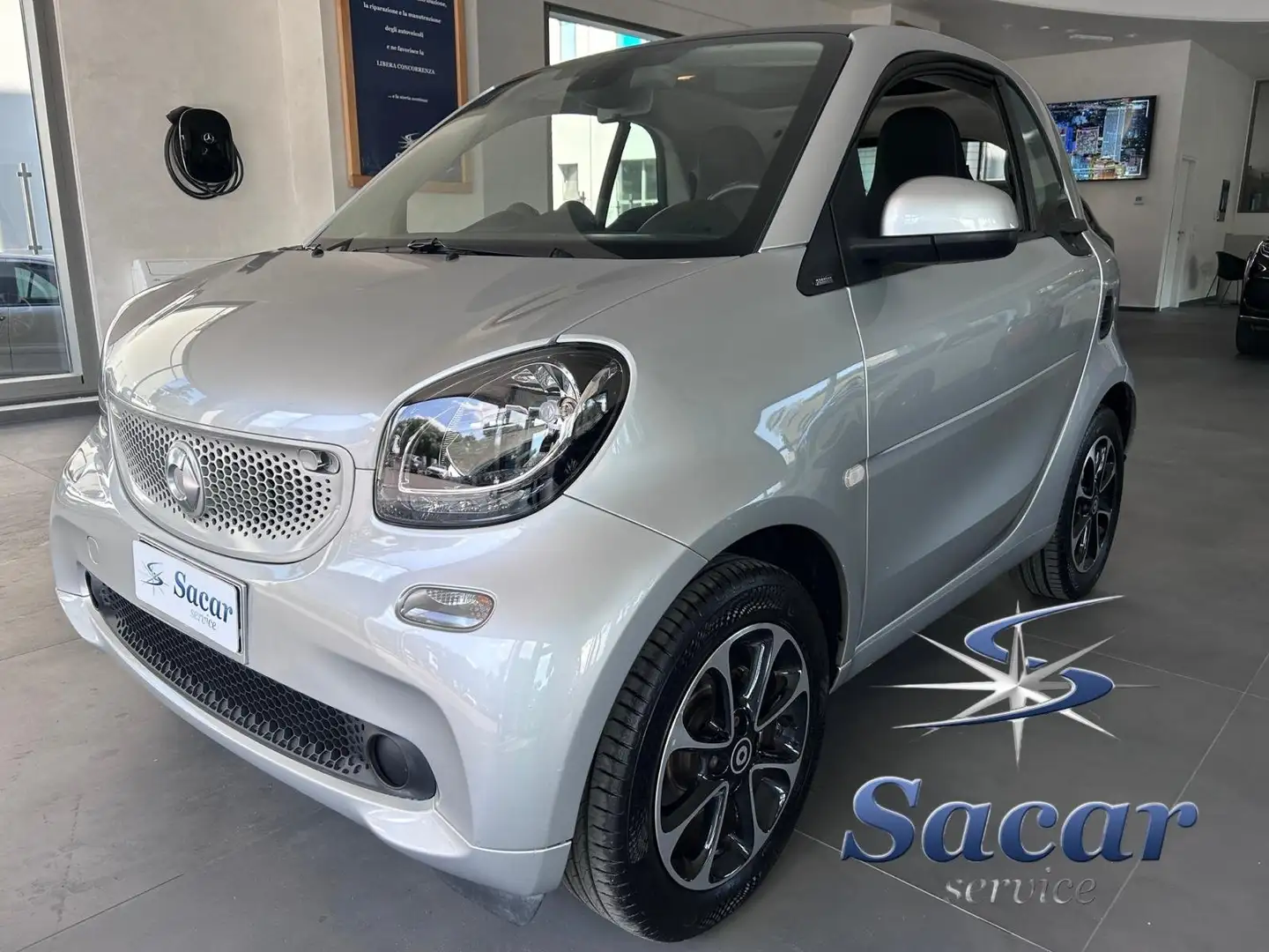 smart forTwo Fortwo III 2015 1.0 Passion 71cv twinamic Argento - 1