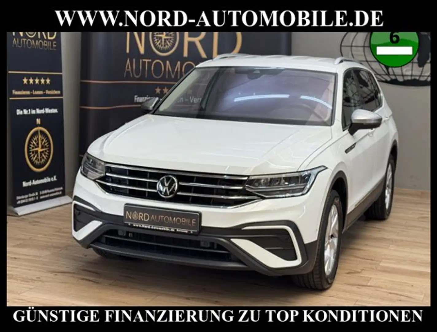 Volkswagen Tiguan Allspace 2.0 TDI Life DSG AHK/HeadUp/Navi Life Beyaz - 1