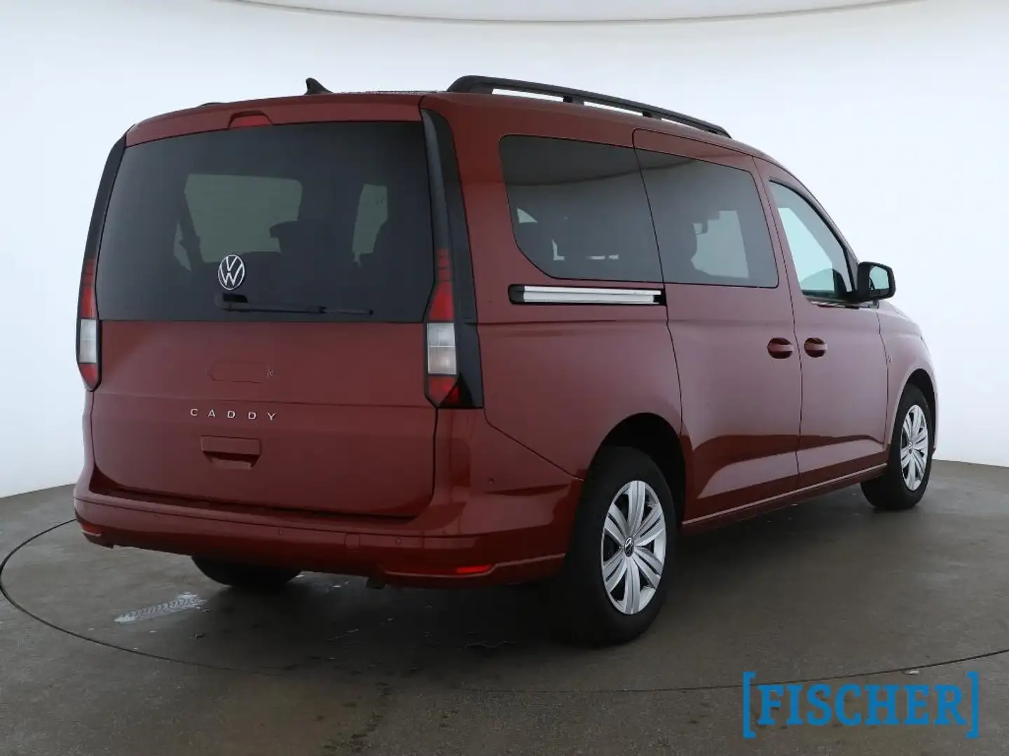 Volkswagen Caddy 2.0TDI DSG ACC App-Connect Lane+Side Assist 7-Sitz Rojo - 2