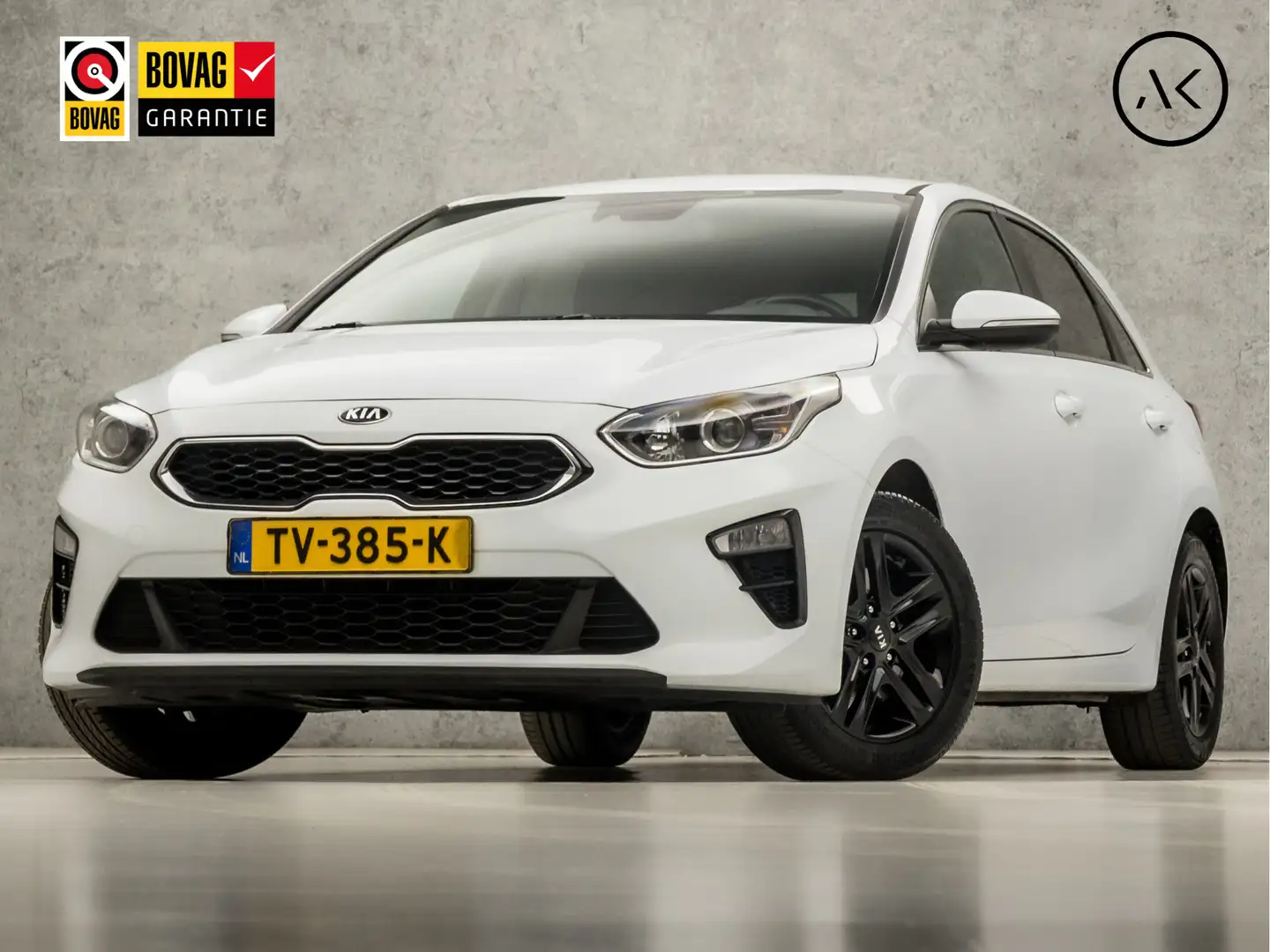 Kia Ceed / cee'd 1.0 T-GDi DynamicLine (APPLE CARPLAY, GROOT NAVI, Blanc - 1