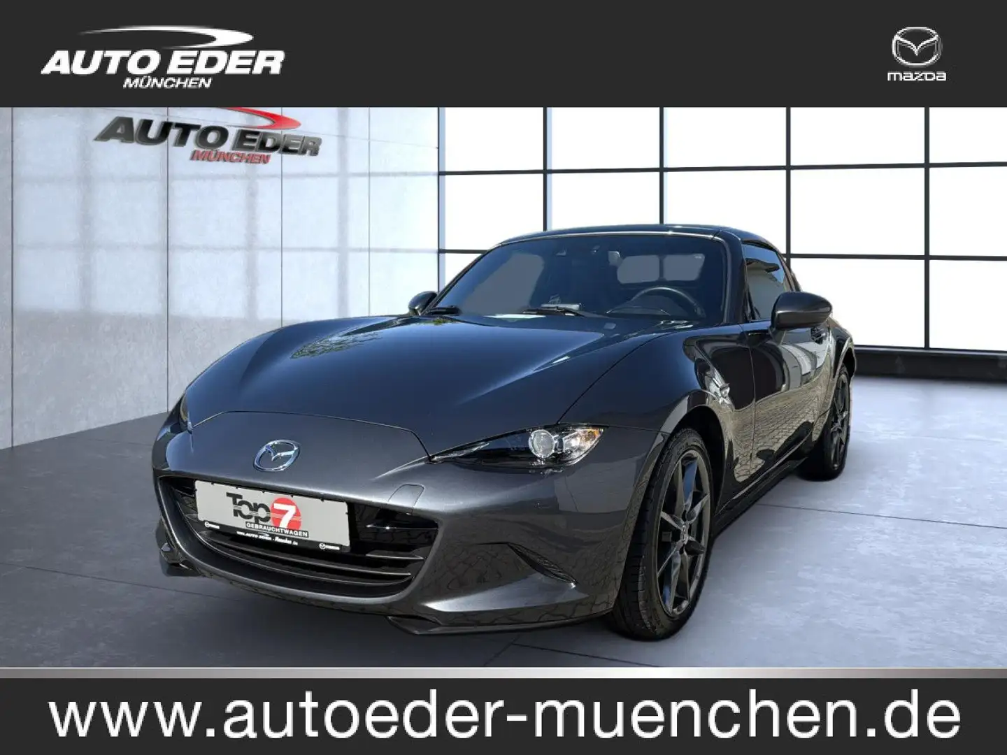 Mazda MX-5 Sports-Line RF Bluetooth Navi LED Vollleder Grau - 1