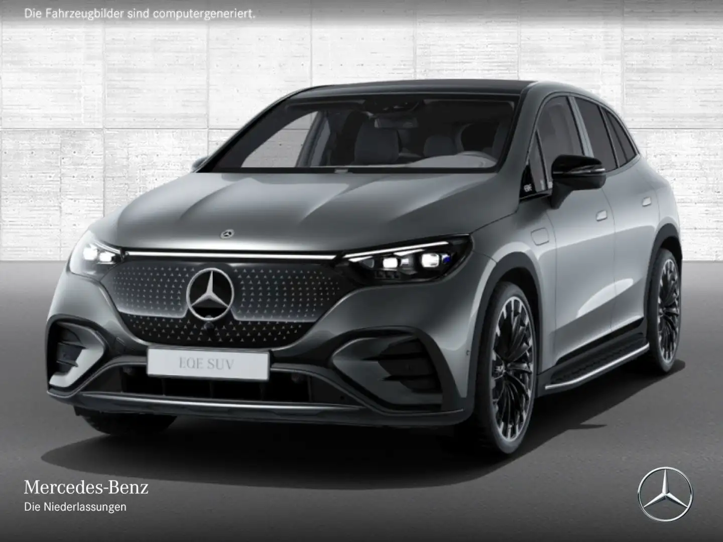 Mercedes-Benz EQE SUV EQE 500 4M AMG+NIGHT+PANO+AHK+BURMESTER+SITZKLIMA Grau - 2