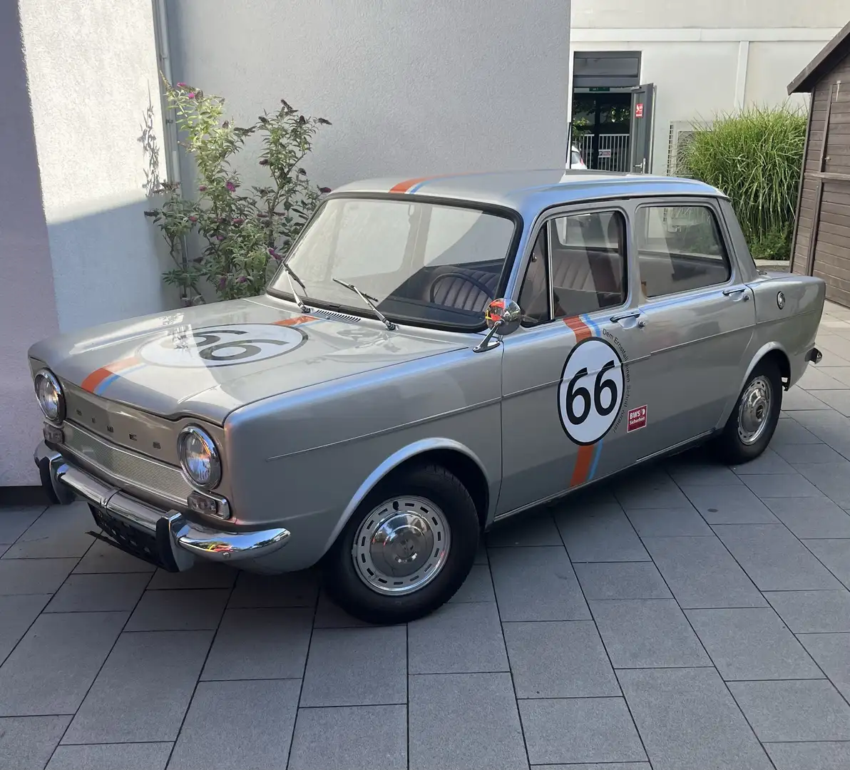 Oldtimer Simca 1000 GL Automatique Leder H-Gutachten &07er Eintr. Srebrny - 1