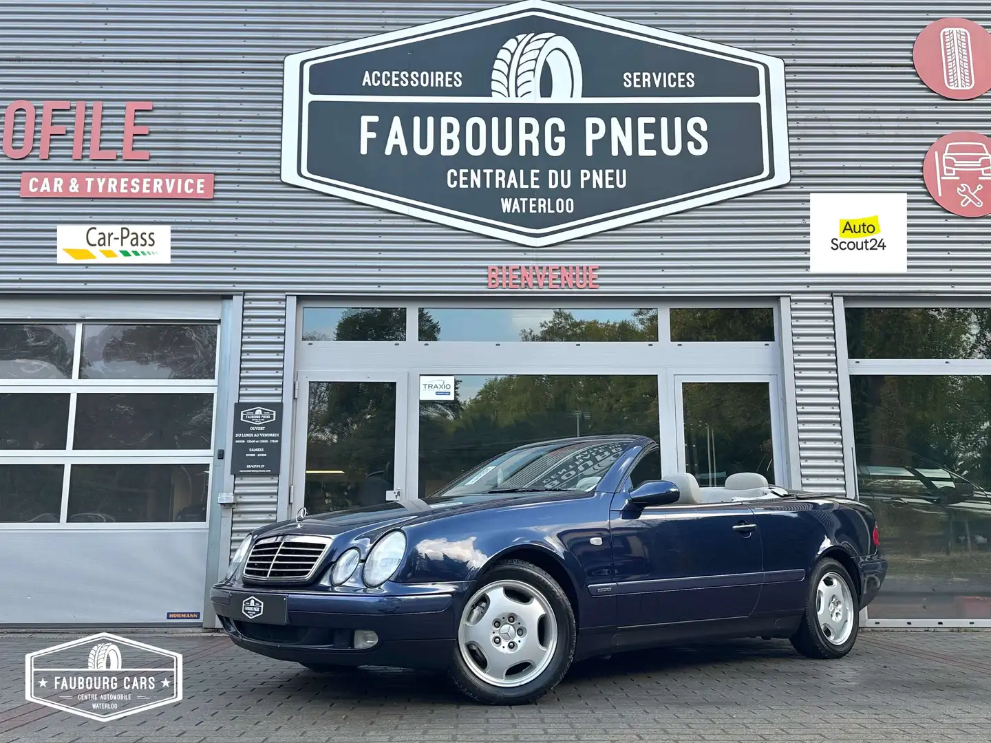 Mercedes-Benz CLK 230 *1-PROPRIETAIRE/1-OWNER*ELEGANCE*HISTORIQ-SERVICE* Blau - 1