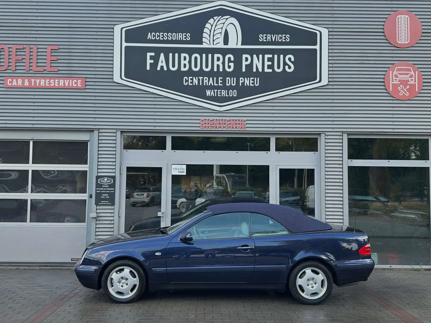 Mercedes-Benz CLK 230 *1-PROPRIETAIRE/1-OWNER*ELEGANCE*HISTORIQ-SERVICE* Blau - 2