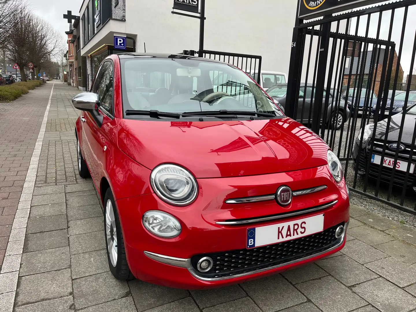 Fiat 500 1.2i/AC/SENSOR/BLUETOOTH/APPLECARPLAY/NIEUWSTAAT Rojo - 2
