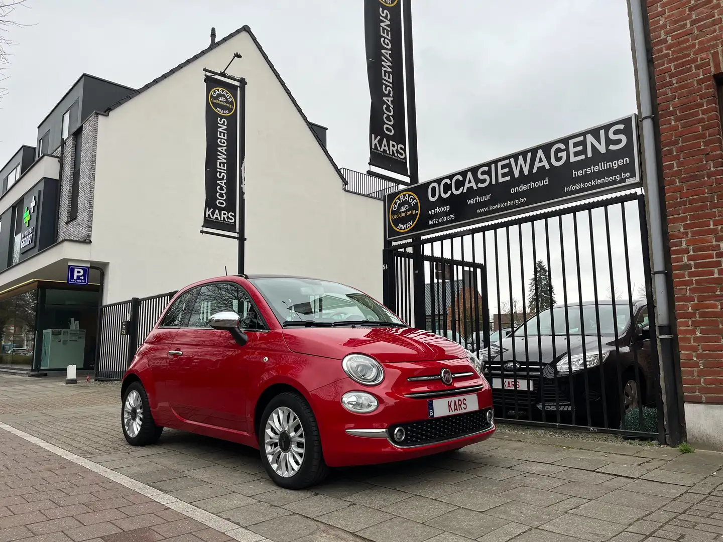 Fiat 500 1.2i/AC/SENSOR/BLUETOOTH/APPLECARPLAY/NIEUWSTAAT Rojo - 1