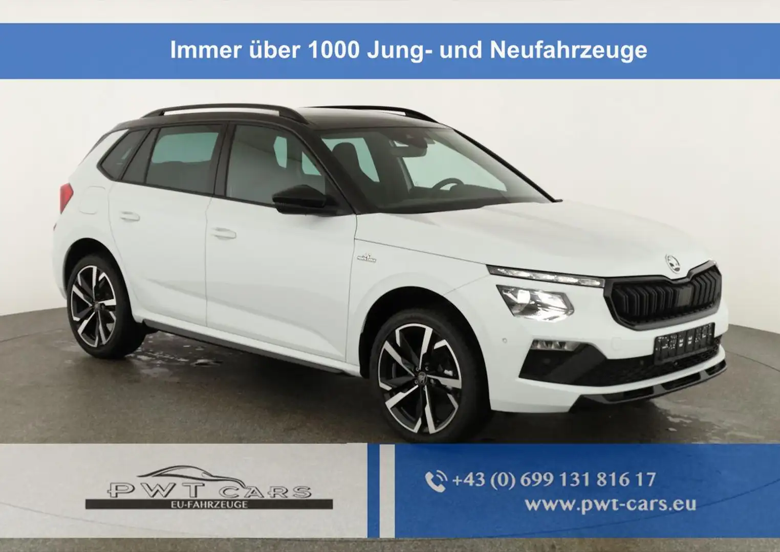 Skoda Kamiq Monte Carlo 1.0 TSI DSG Carlo, Matrix, AHK, 18-... Weiß - 1