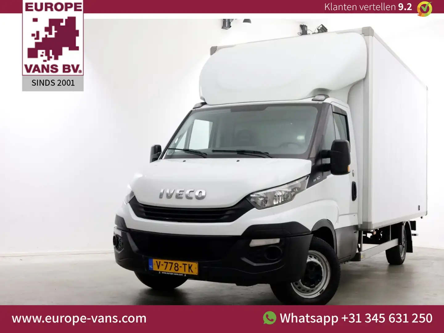 Iveco Daily 35S14 136pk Euro6 Bakwagen met achterdeuren 11-201 Blanc - 1