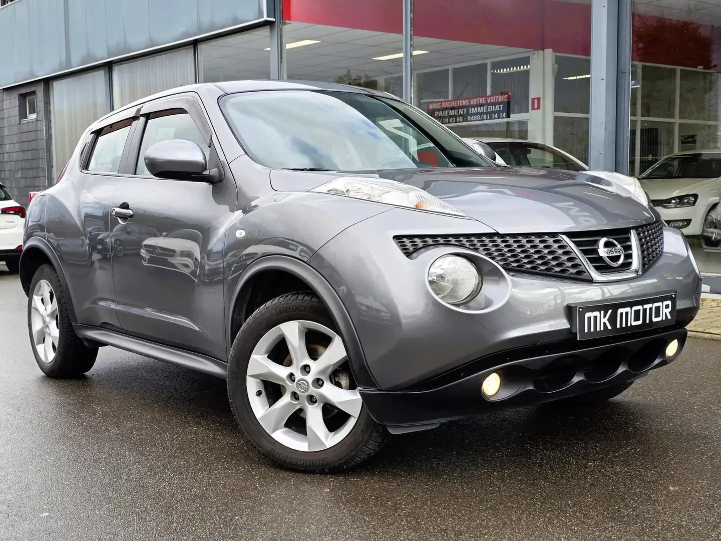 Nissan Juke 🟢1.6 ESSENCE 117CV / GPS / CAMERA / AIRCO Grijs - 2