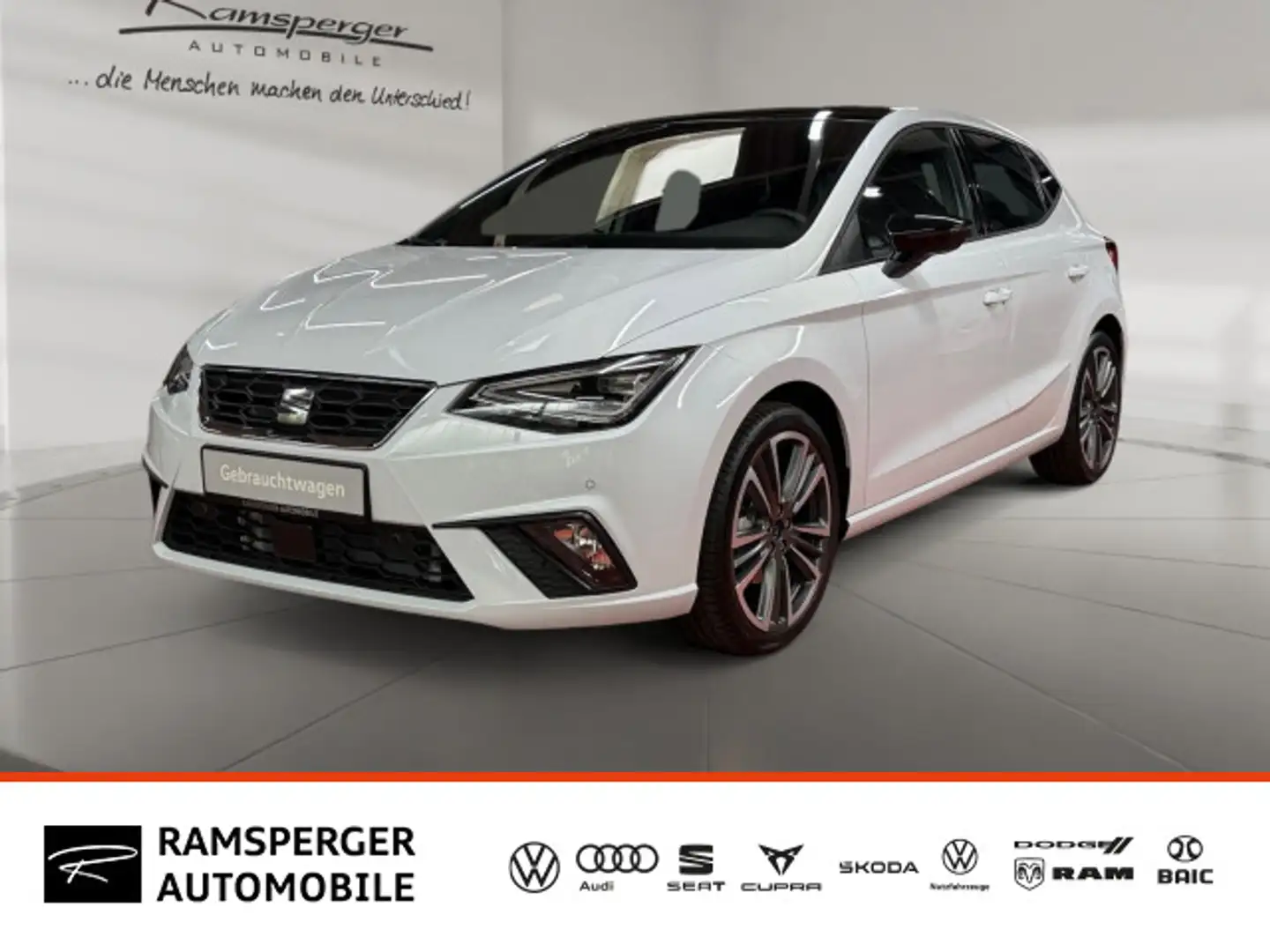SEAT Ibiza FR 1.5 TSI DSG LED/Kamera/Assist/uvm. Blanc - 1