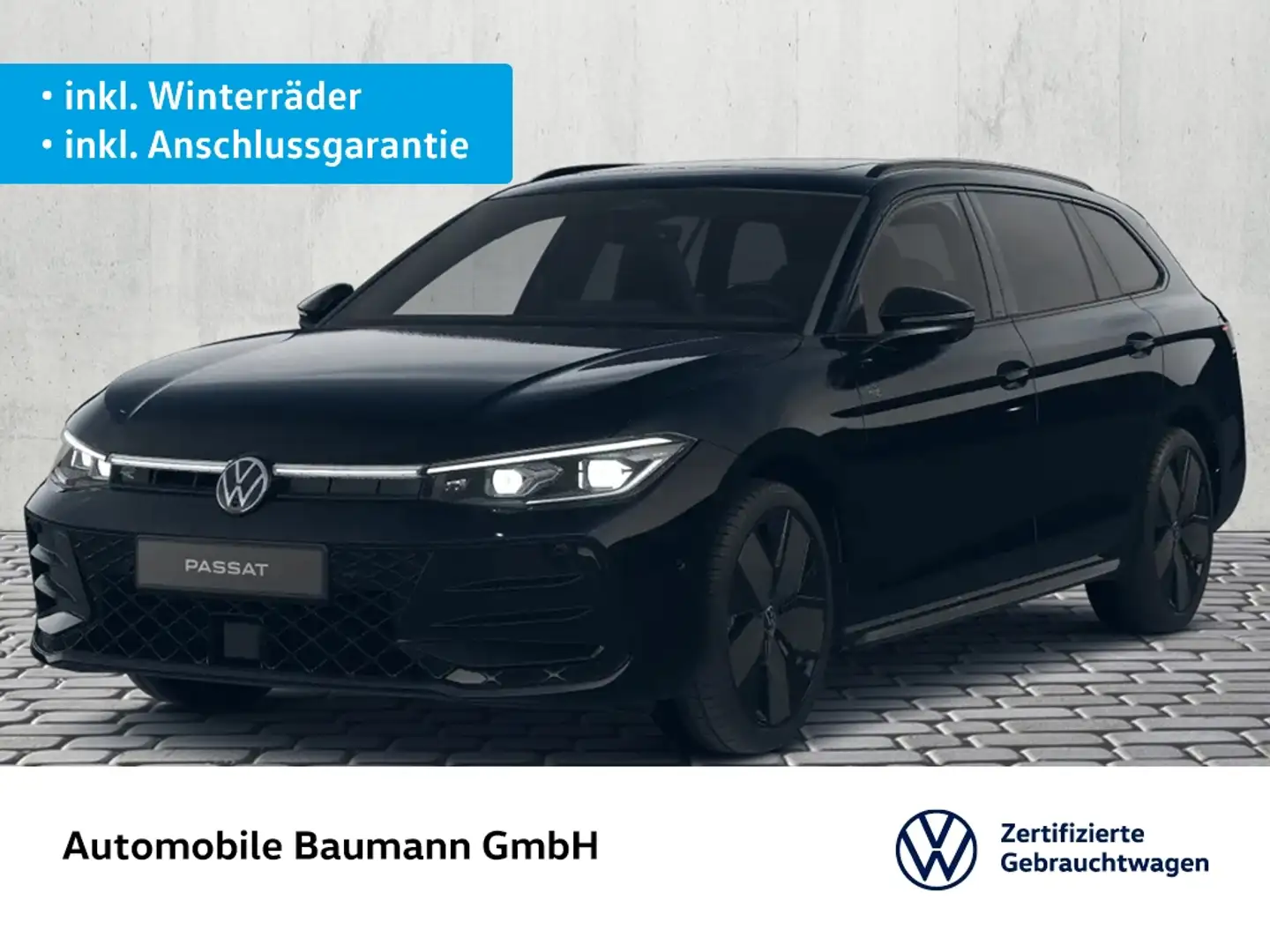 Volkswagen Passat 2.0 TDI 4M R-LINE SIGNATURE *AHK*STDHZG* Schwarz - 1