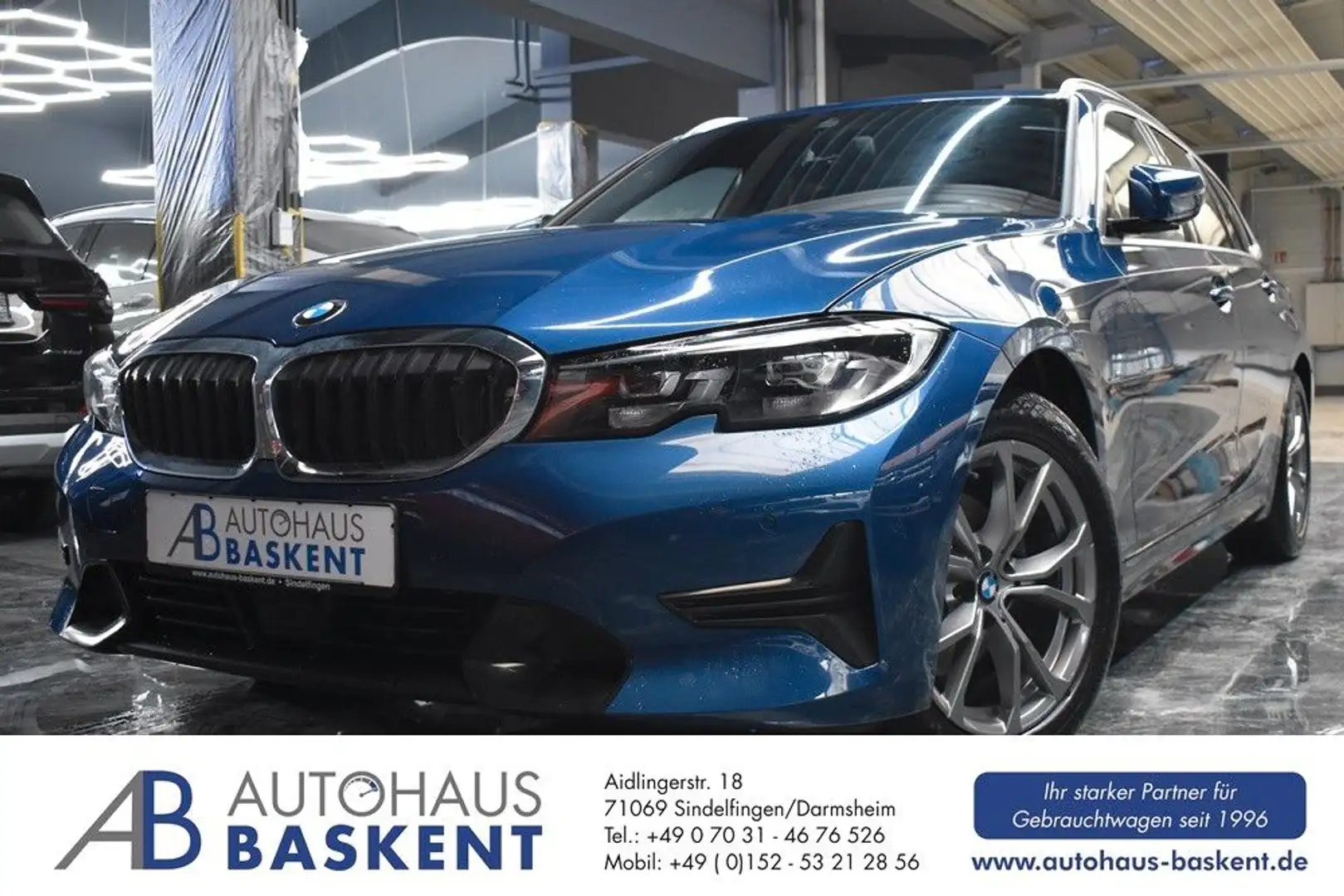 BMW 320 d Touring SPORT LINE*ACC*LED*LIVE COCKPIT* Bleu - 1