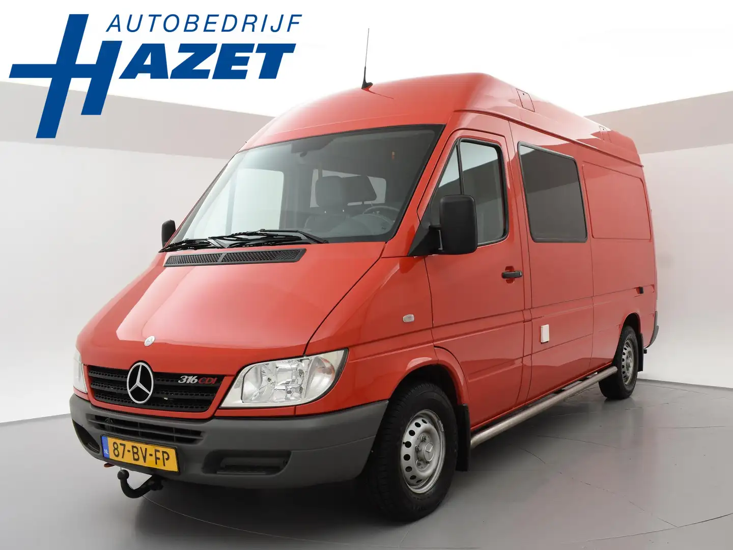 Mercedes-Benz Sprinter 316 CDI 2.7 156 PK DUBBEL CABINE AUT. 23.905 KM! * Roşu - 1