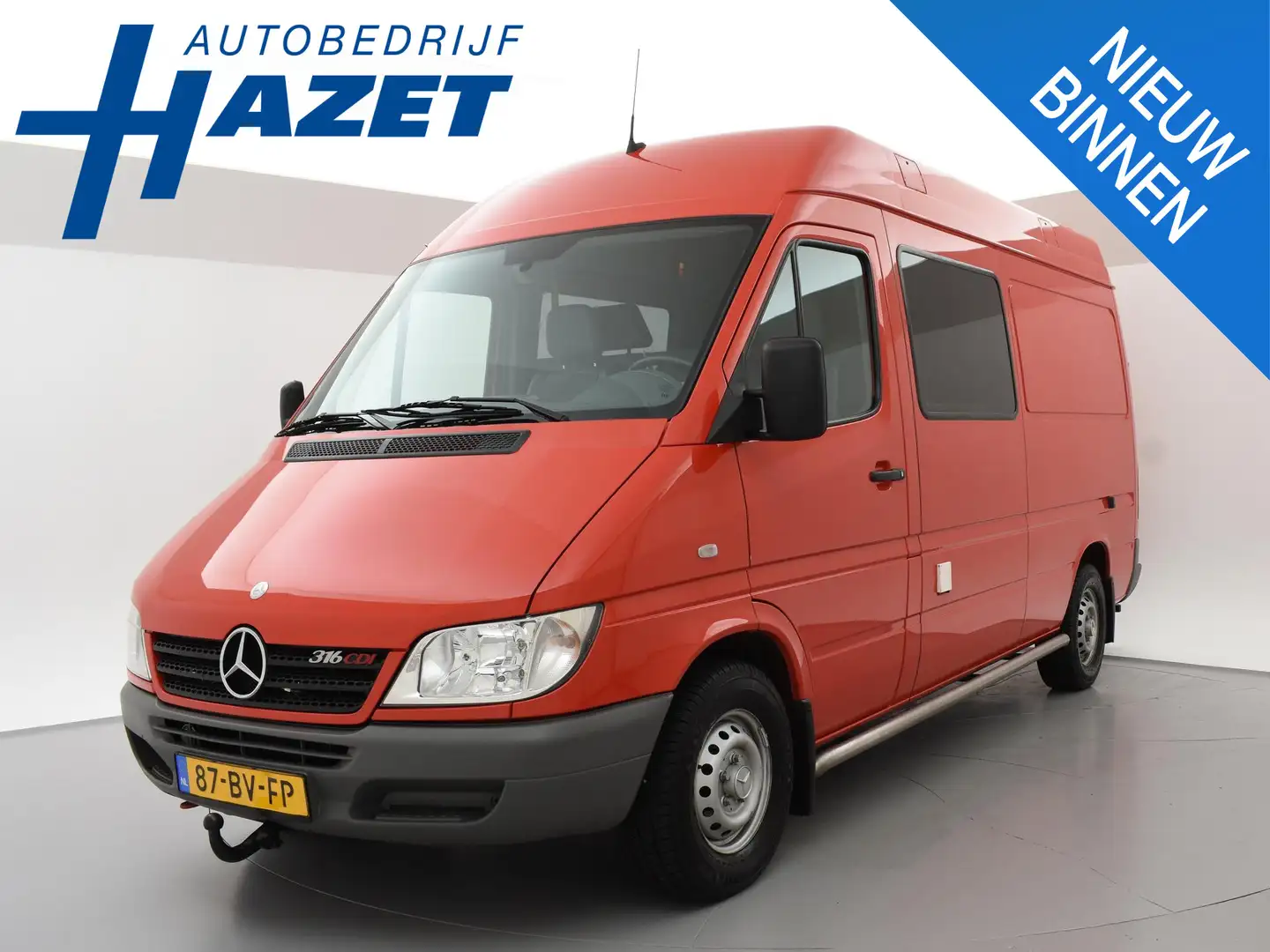 Mercedes-Benz Sprinter 316 CDI 2.7 156 PK DUBBEL CABINE AUT. 23.905 KM! * Rood - 1