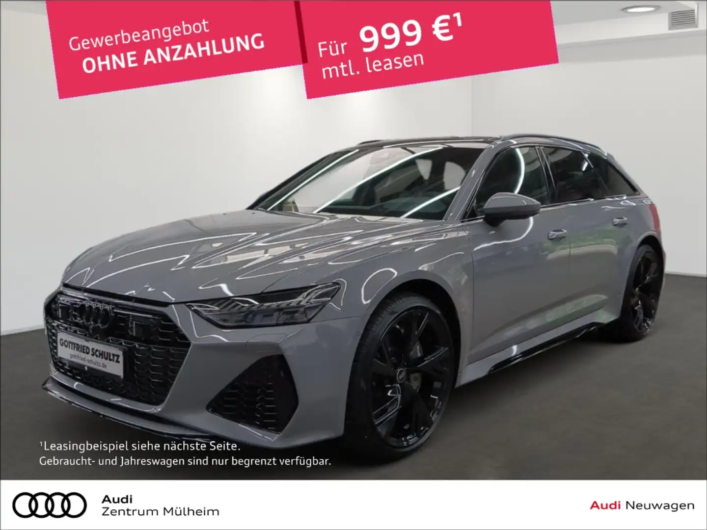 Audi RS6 Avant 441(600) kW(PS) tiptronic TFSI quattroRS-Dyn Grau - 1