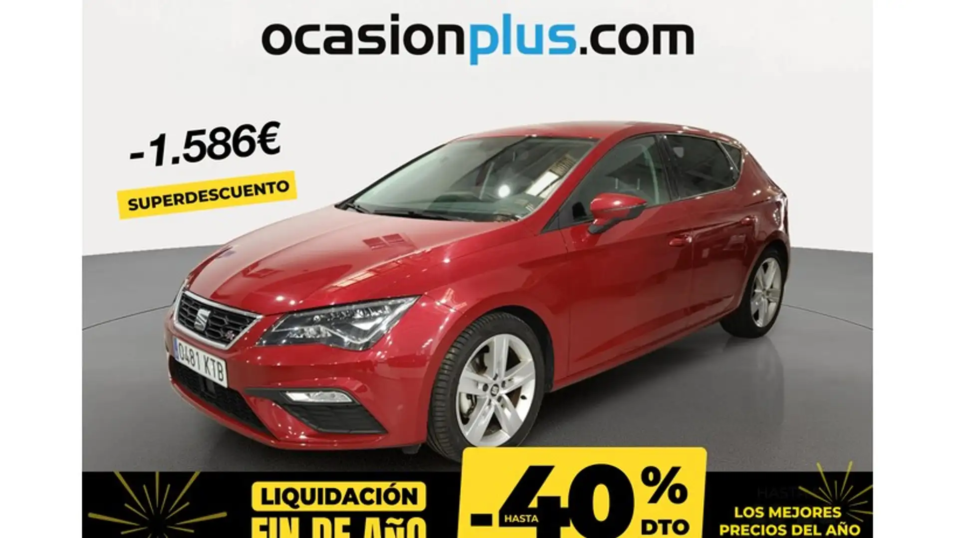 SEAT Leon 1.5 EcoTSI S&S DSG7 FR 150 Rojo - 1