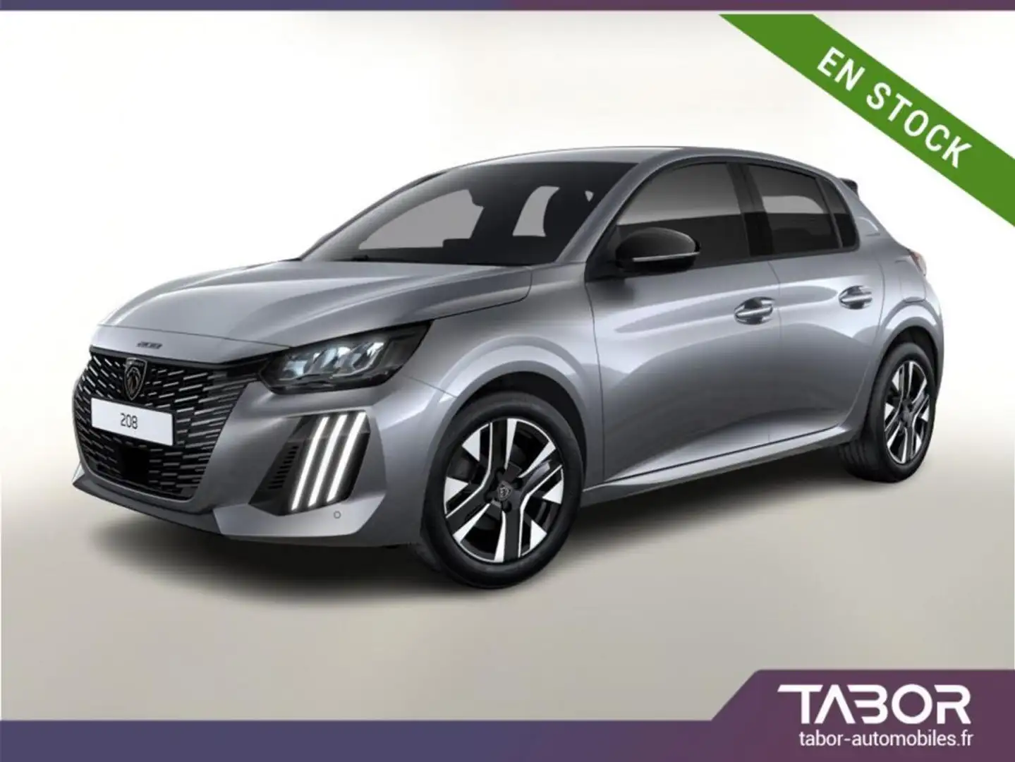 Peugeot 208 MHEV 110 DSC6 Allure LED Radars GPS Gris - 1