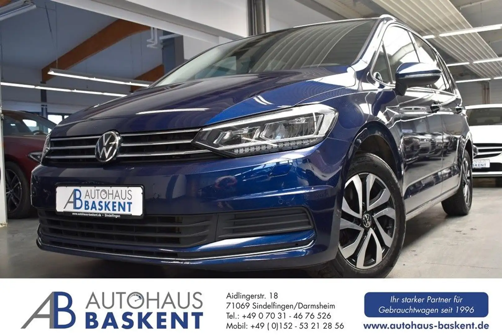 Volkswagen Touran 2.0 TDI Active*LED*NAVI*SHZ*ACC*7-SITZER* Bleu - 1