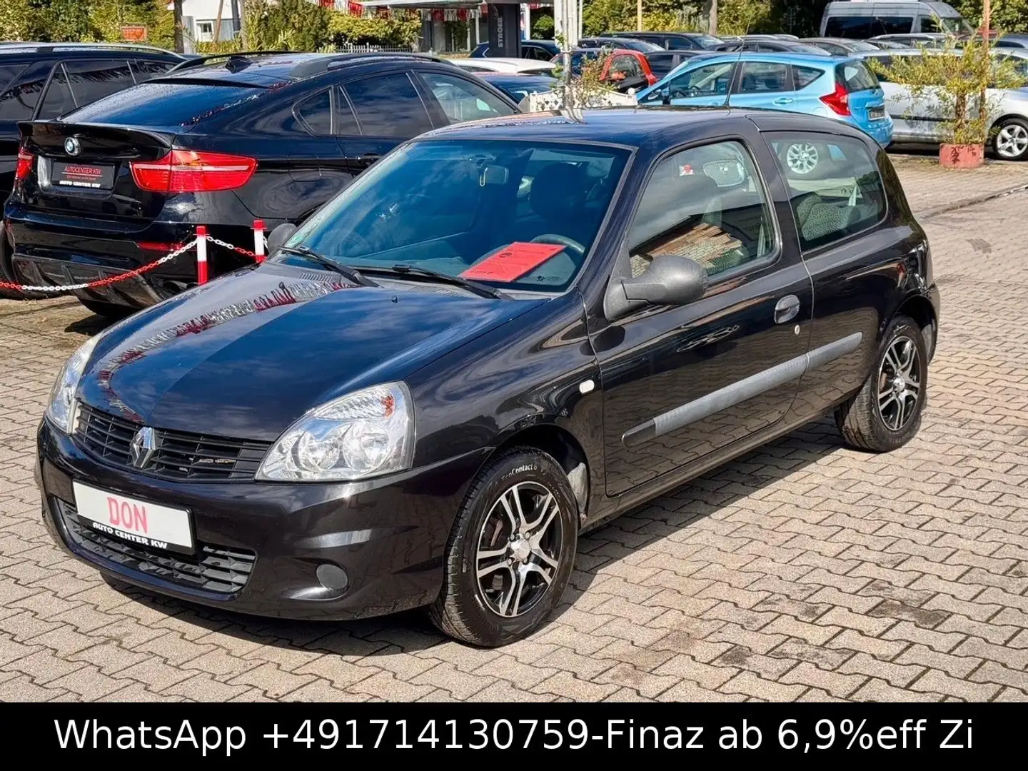 Renault Clio II Campus Authentique-KLIMA-SERVICE NEU-TÜV Schwarz - 1
