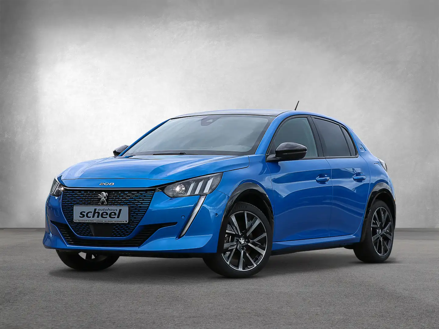 Peugeot 208 Elektromotor 136 (e-) GT ACC/Kam./KlimaA/AUT Blau - 2