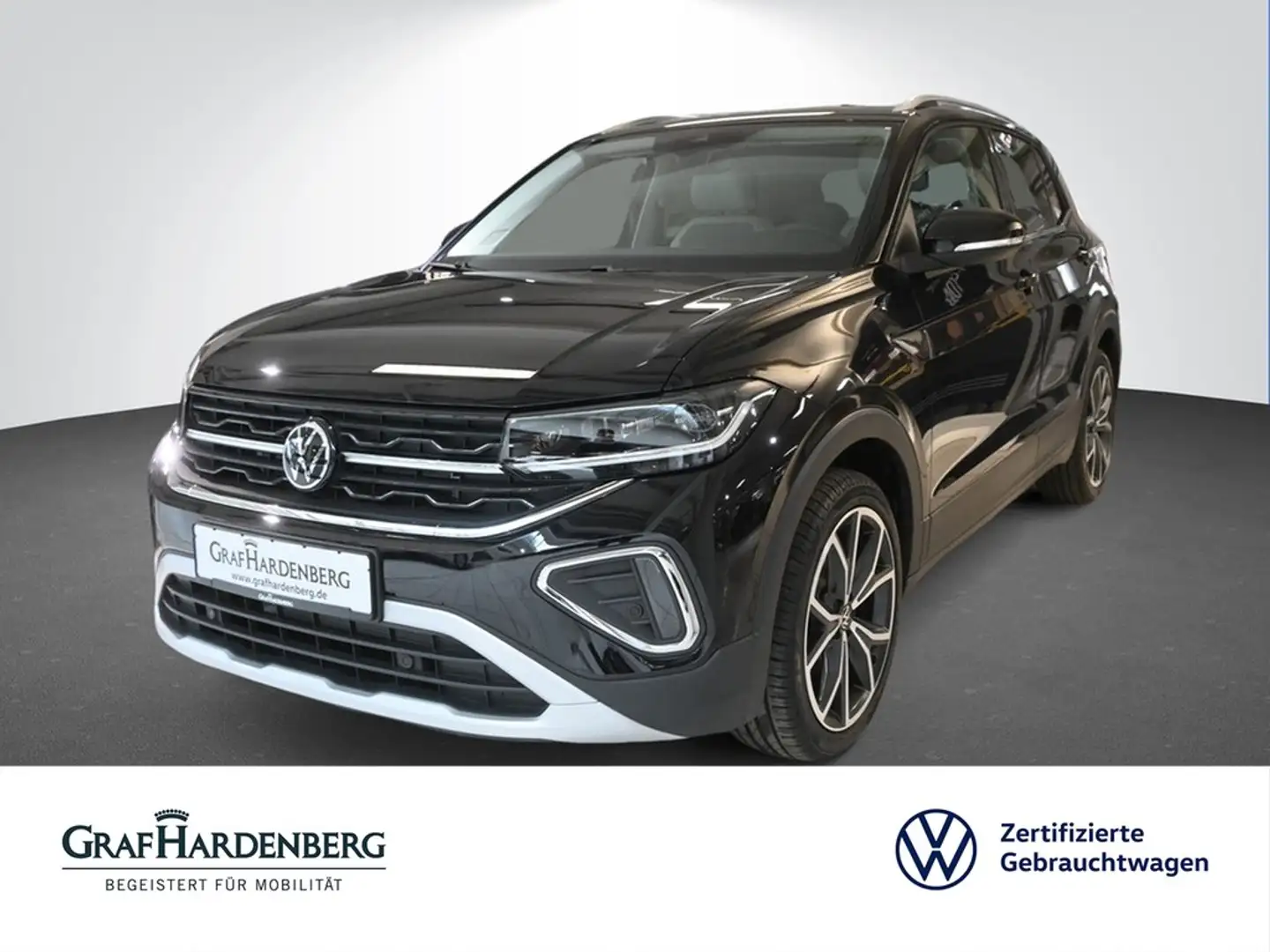 Volkswagen T-Cross 1.0 TSI Automatik Style MatrixLED PDC Kamera Noir - 1