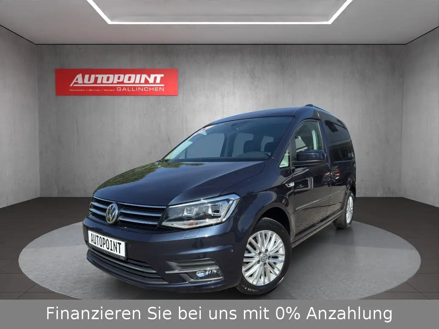 Volkswagen Caddy 2.0TDI Highline Sitzhzg+Alcantara+5 Sitze Blau - 1