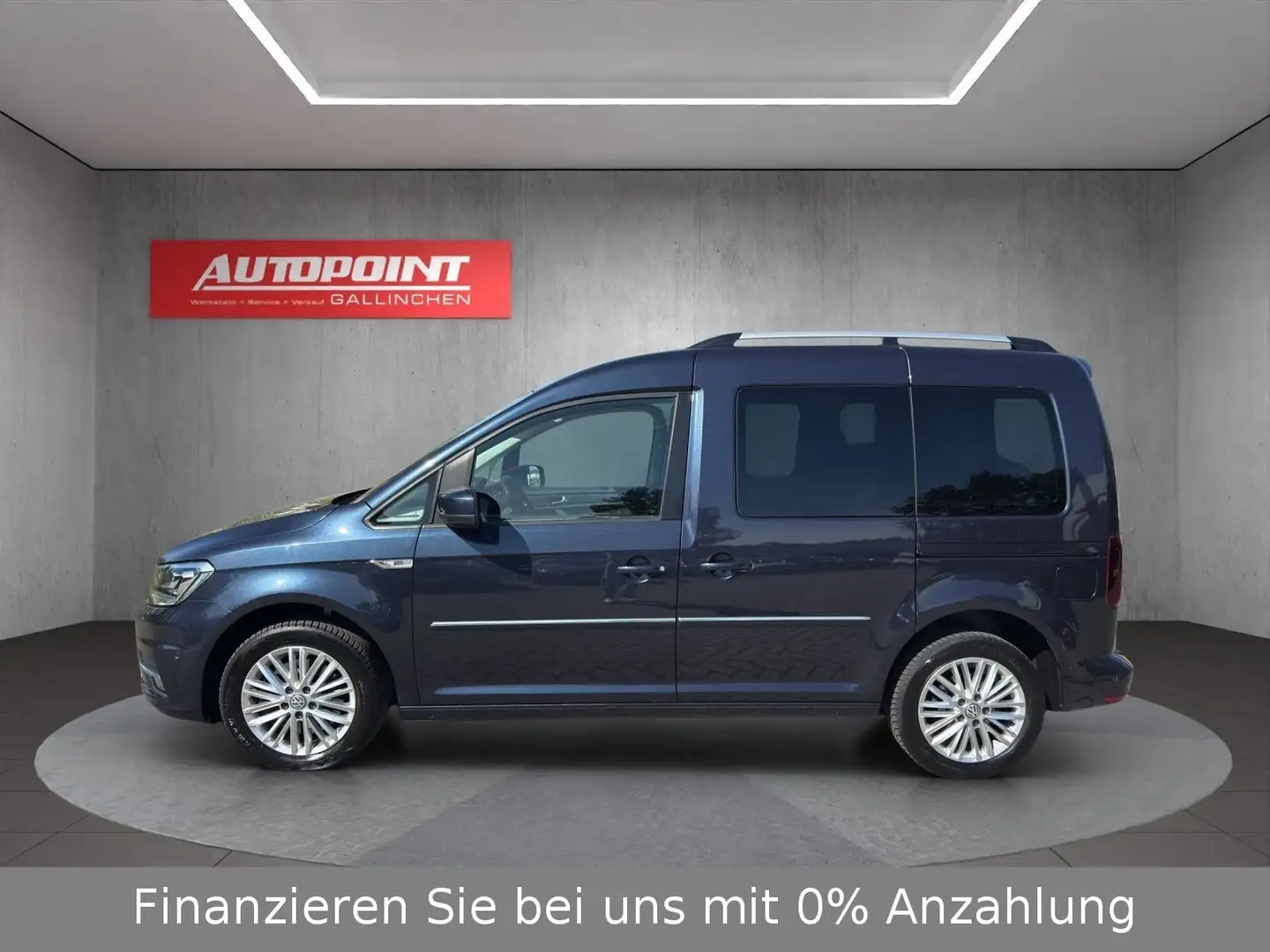 Volkswagen Caddy 2.0TDI Highline Sitzhzg+Alcantara+5 Sitze Blau - 2