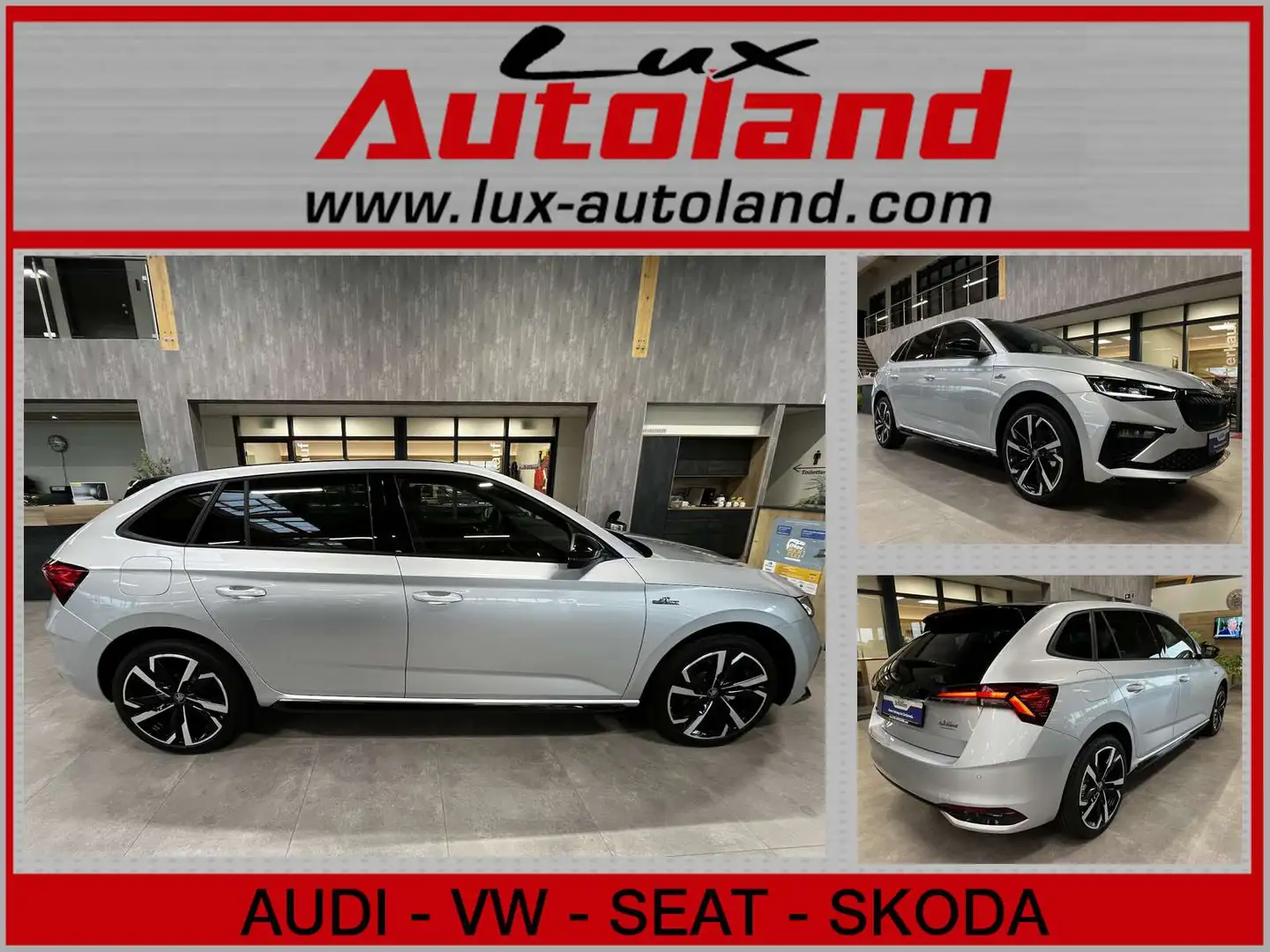 Skoda Scala Monte Carlo 1.5 TSI DSG AHK 18 App Zilver - 1