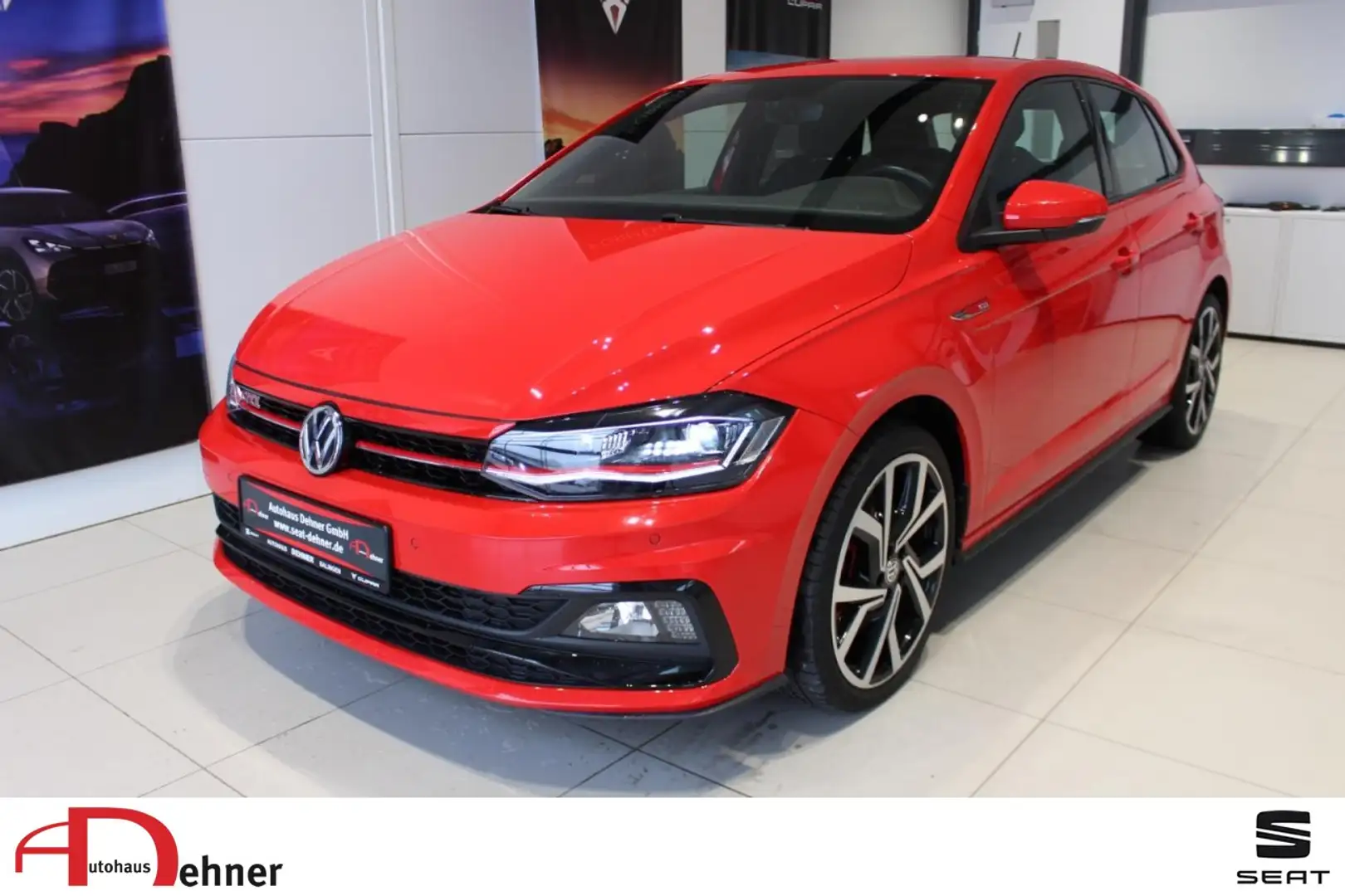 Volkswagen Polo VI GTI 2.0 TSI DSG CARPLAY+ACC+DIGICOCKPIT Klima Rot - 1