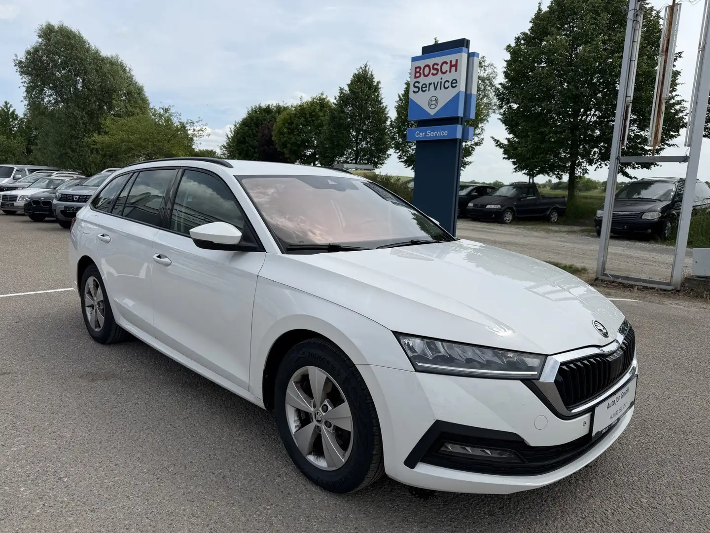 Skoda Octavia Ambition 2,0l TDI*Pickerl NEU*AHK*Sitzh*Kamera* Weiß - 2