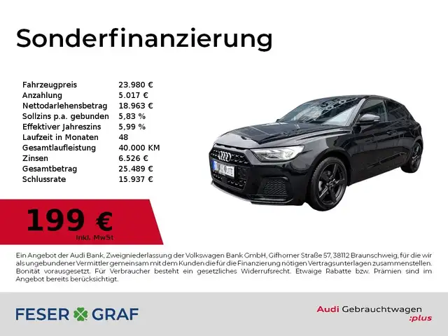 Audi A1 Sportback 30 TFSI S tronic PDC+/LED+/CarP