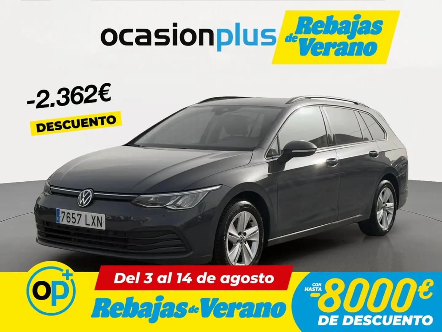 Volkswagen Golf Variant 2.0TDI Life 85kW Gris - 1