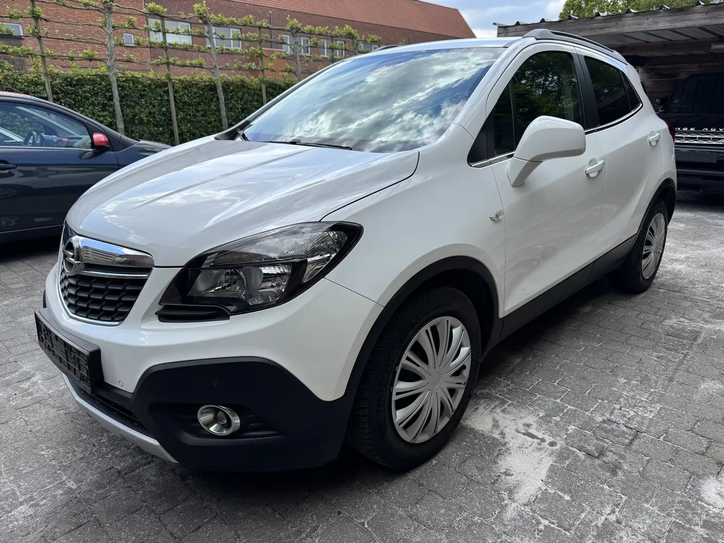 Opel Mokka 1.6 CDTI Automatik, leder, open dak, navig,…. Wit - 2