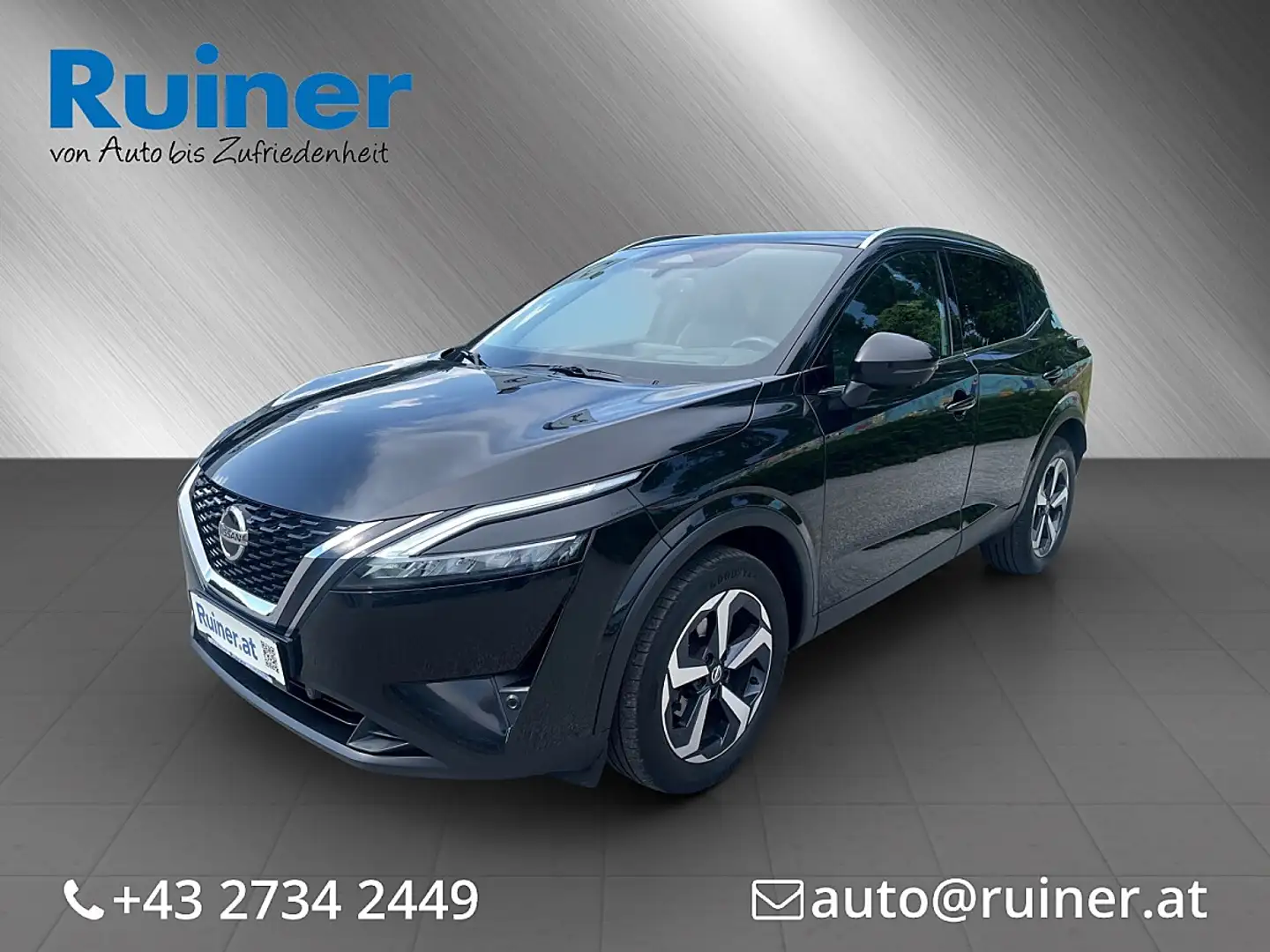 Nissan Qashqai 1,3 DIG-T MHEV Premiere Edition Aut. Schwarz - 1