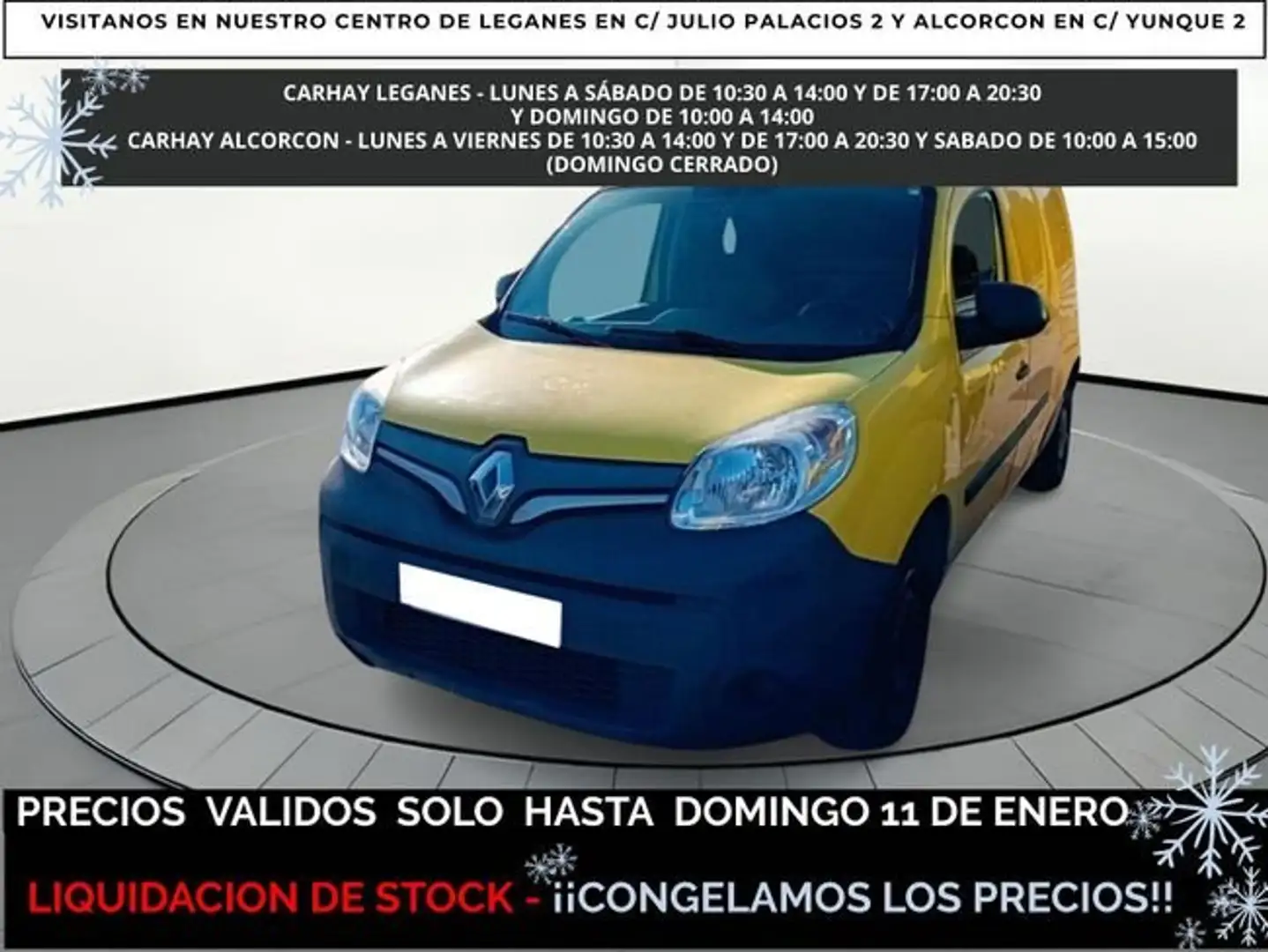 Renault Kangoo Fg. Maxi 1.5dCi Profesional 5pl. 66kW Jaune - 1