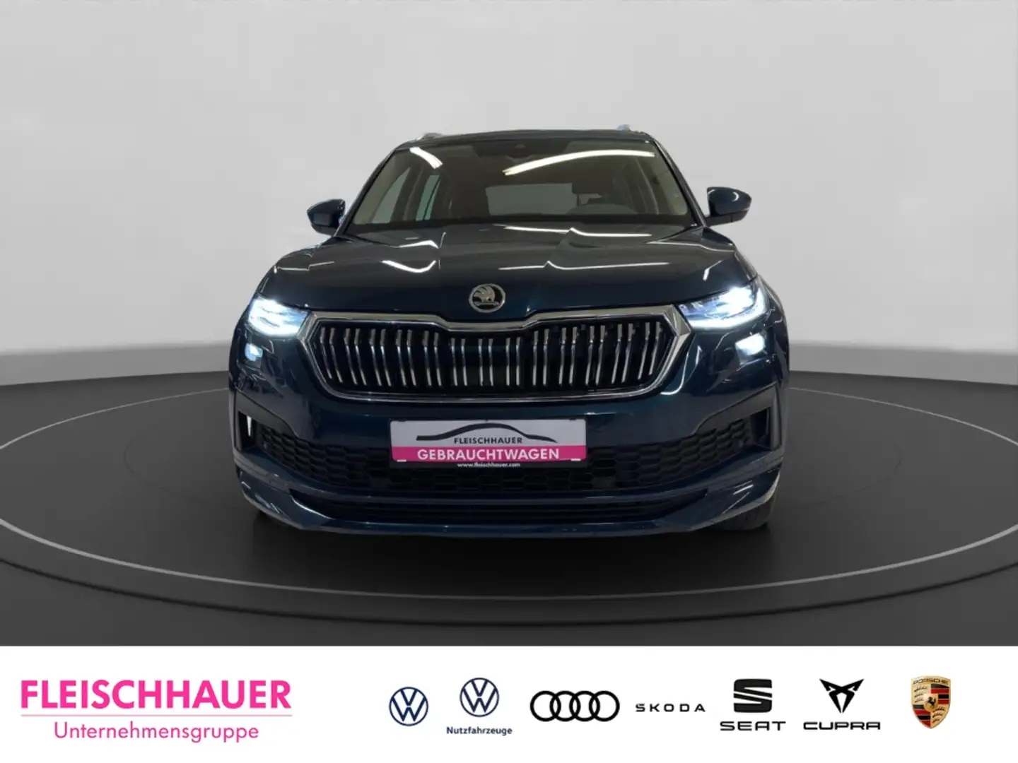 Skoda Kodiaq L&K 1.5 TSI Matrix+Navi+AHK+Pano+360°+ACC+App-conn Blau - 2