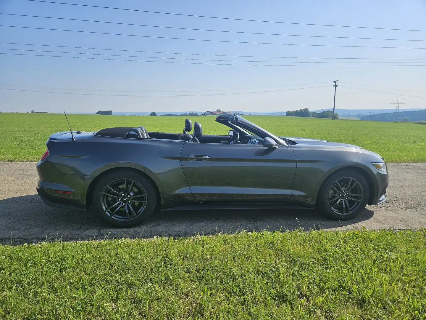 Ford Mustang Mustang Cabrio 2.3 Eco Boost Grau - 1