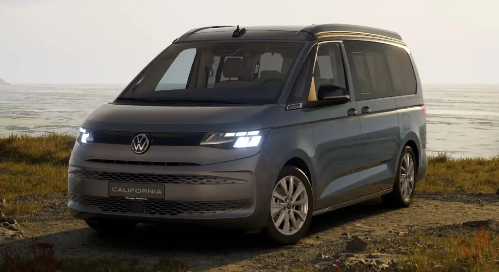 Volkswagen Beach Camper 2.0 l TDI *AHK*ACC*MFK*P Gris - 2