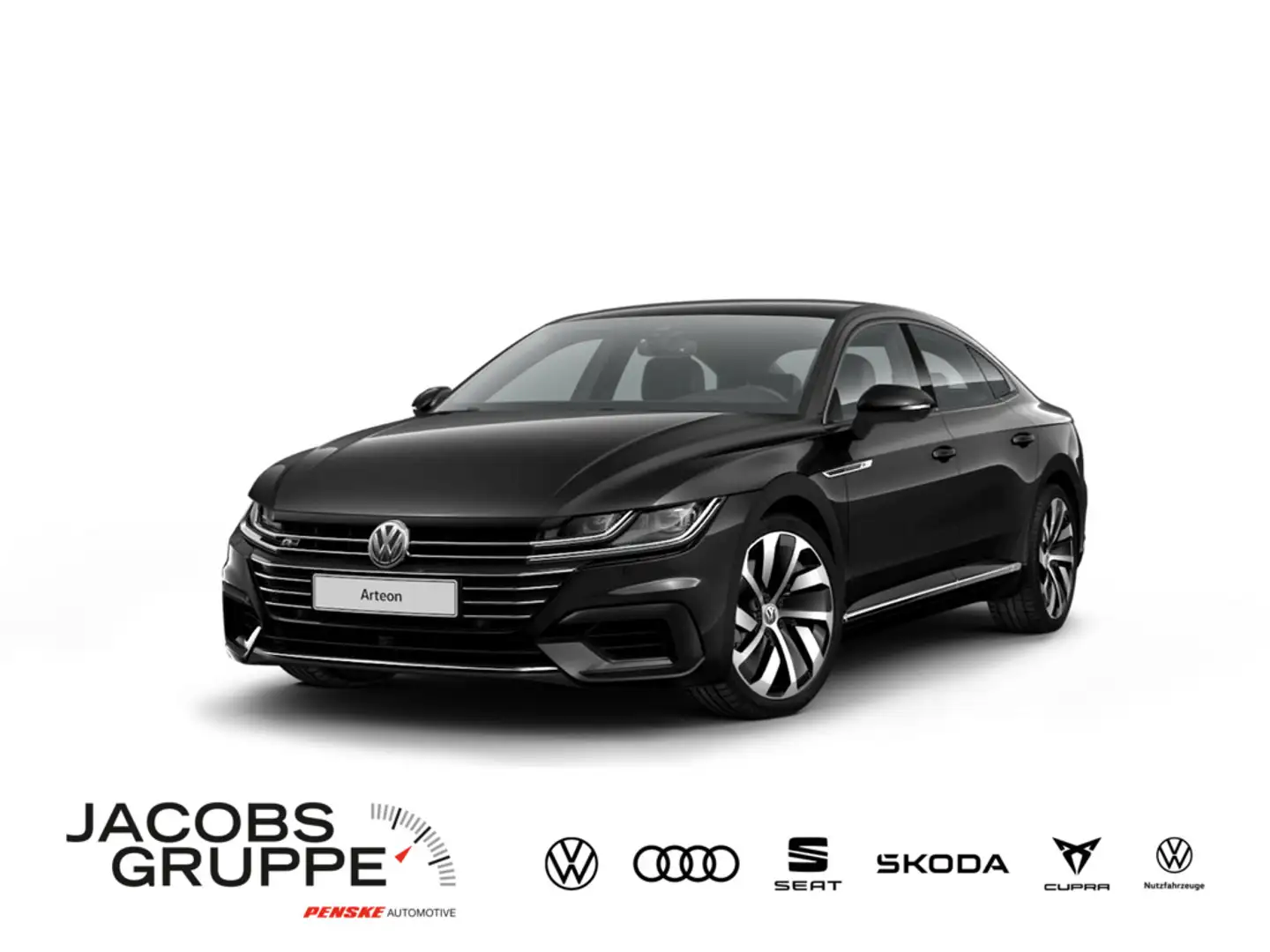 Volkswagen Arteon 2.0 TSI R-Line 4M. HuD/Area-View/LED/Navi Noir - 1