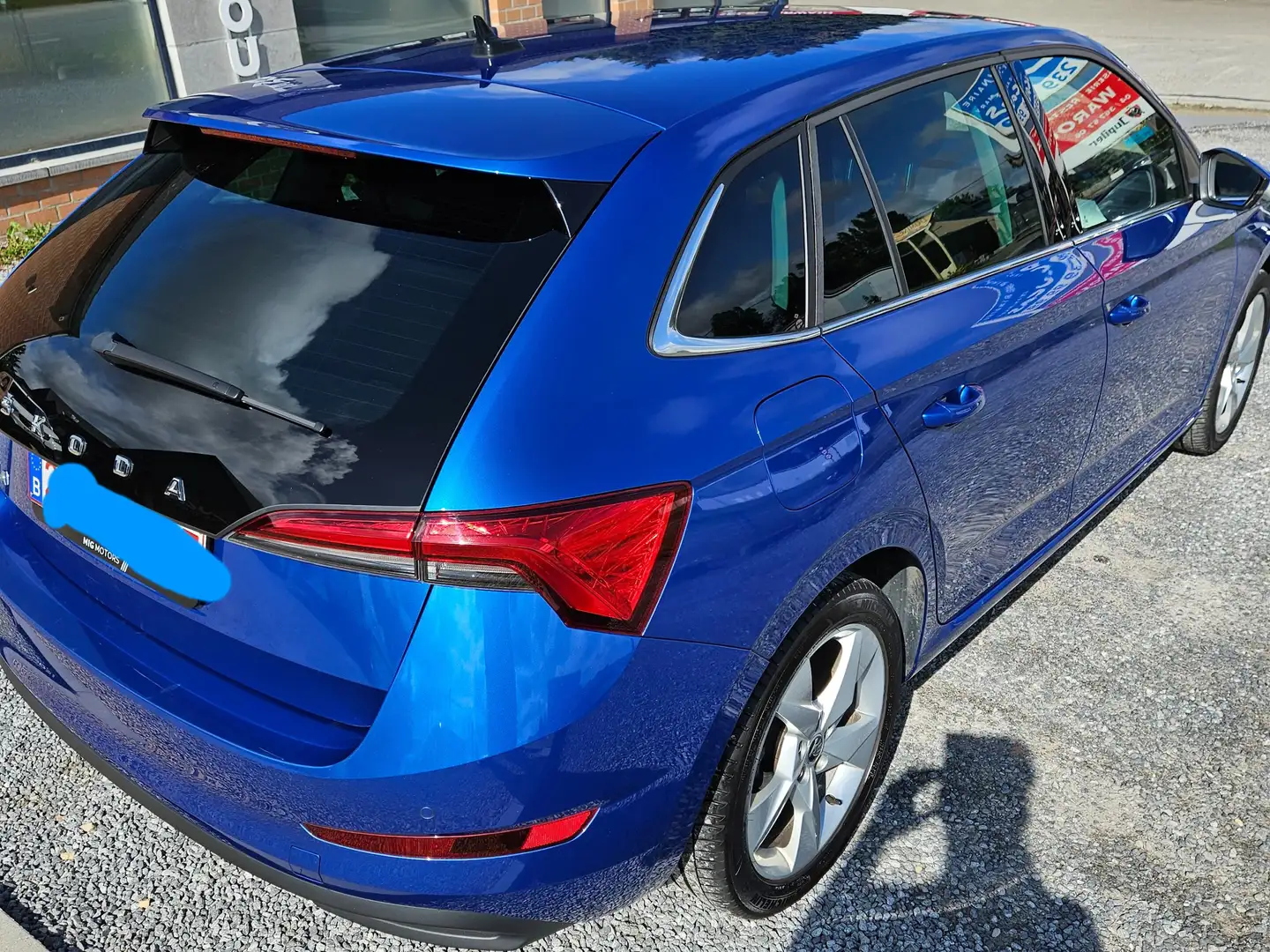 Skoda Scala Scala 1.0 TSI Ambition DSG Blauw - 2