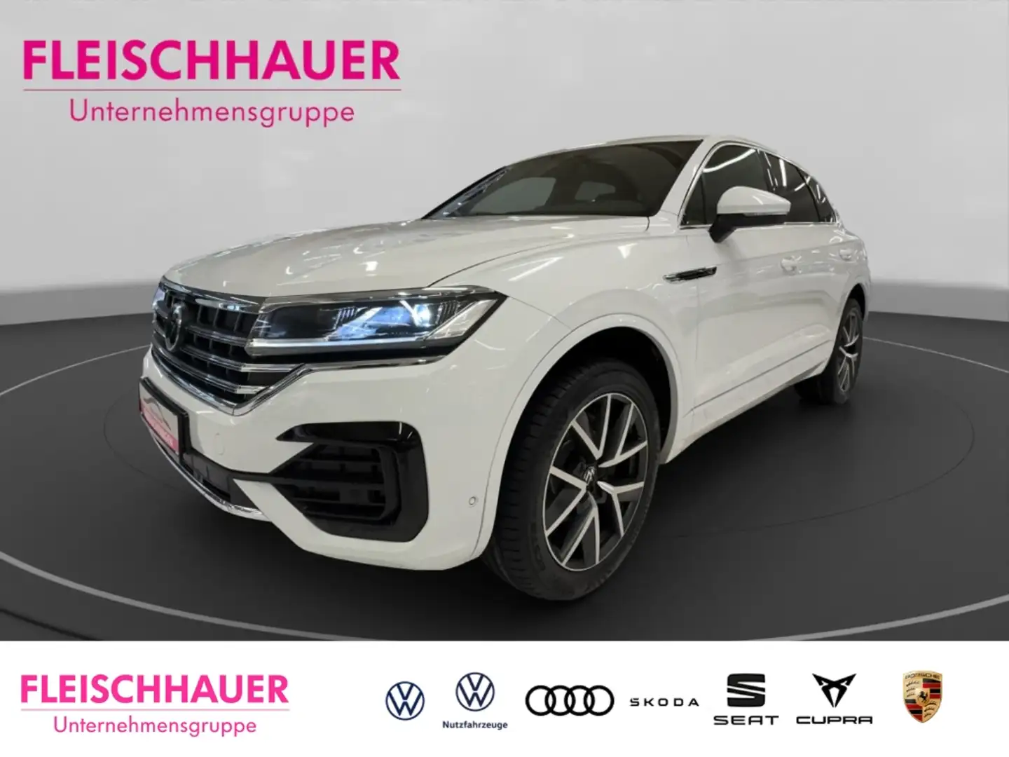 Volkswagen Touareg 3.0 TDI V6 4M R-Line Navi+VC+20''+AHK+Dynaudio+LED Weiß - 1
