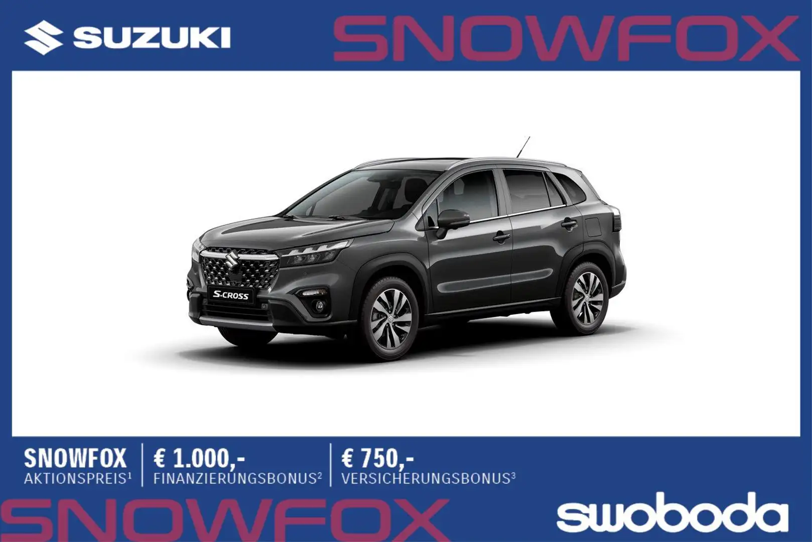 Suzuki S-Cross 1,4 Hybrid ALLGRIP *Flash* Gris - 1