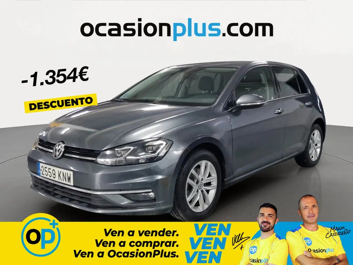 Volkswagen Golf 1.6TDI Advance DSG7 85kW Gris - 1