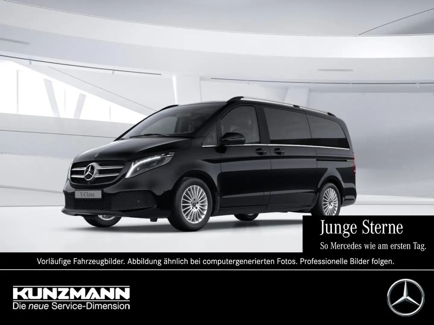 Mercedes-Benz V 300 d Avantgarde Edition Lang Navi AHK Kamera Schwarz - 1
