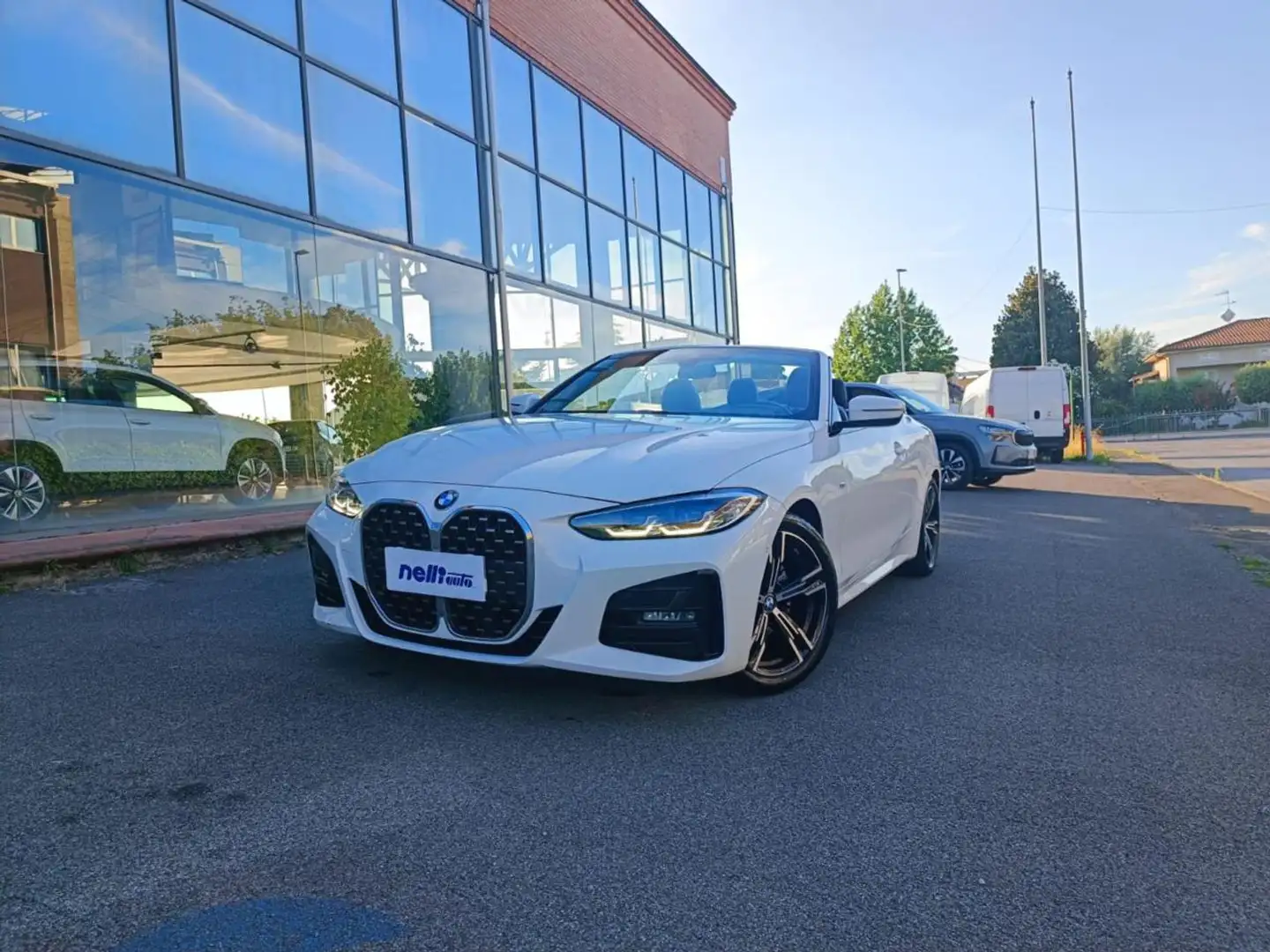 BMW 420 d 48V Cabrio Msport Wit - 1