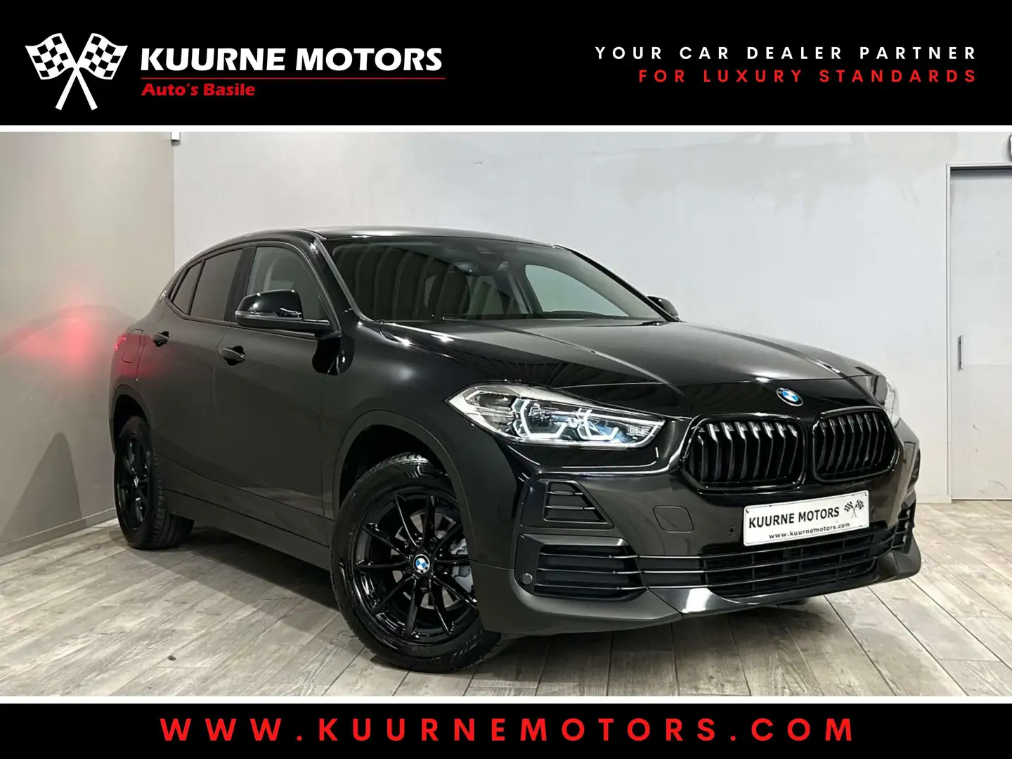 BMW X2 sDrive16dA BlackLine Led/Leder/Gps *1j garantie* Nero - 1