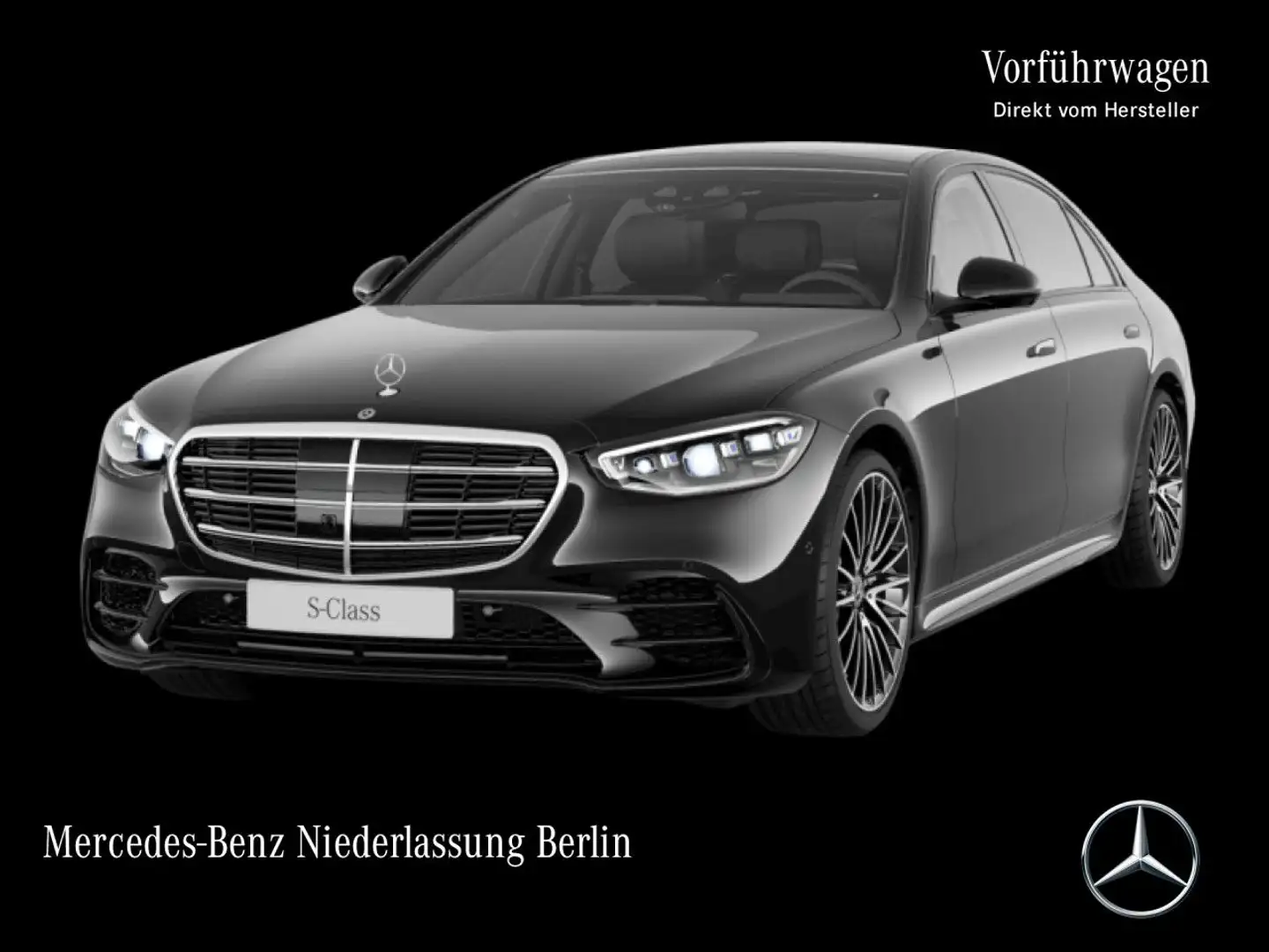 Mercedes-Benz S 350 d L 4M AMG+NIGHT+PANO+360+DIGITAL-L+FAHRASS Negru - 1