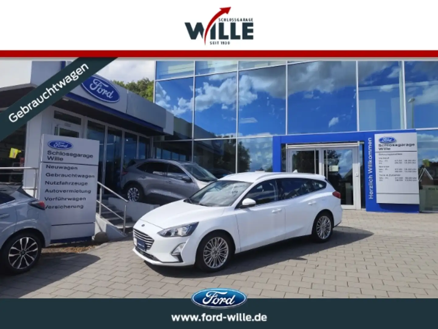Ford Focus Turnier AHK Ergonomie-Sitze Fahrerassistenz-System Wit - 1