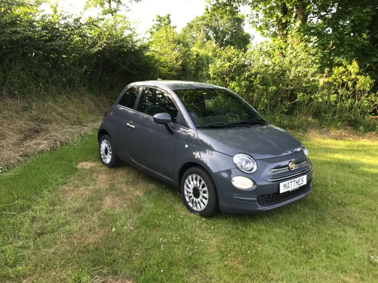 Fiat 500 1.0 N3 Hybrid LOUNGE, Top Zustand! Grau - 1